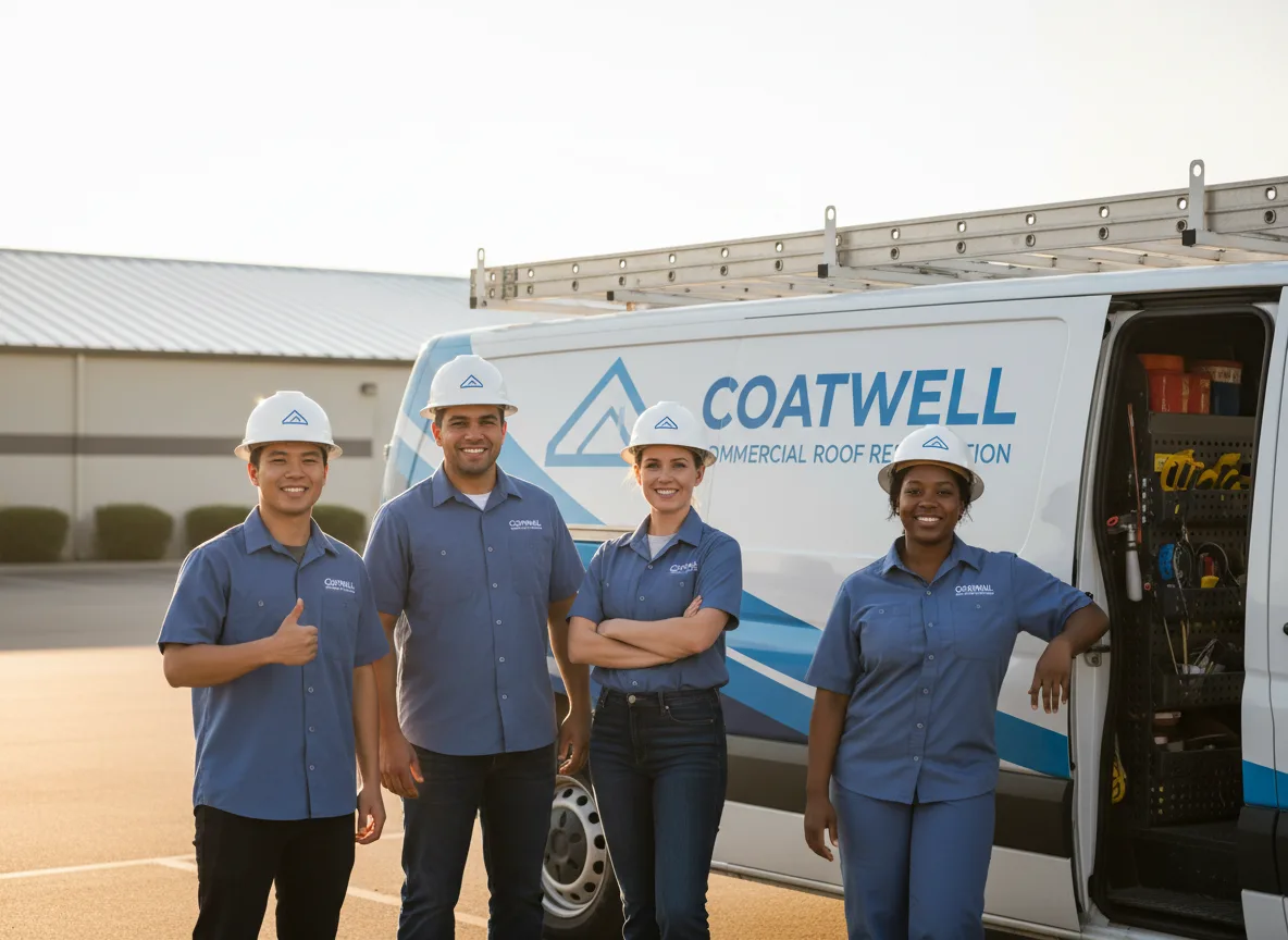 Commercial roof coating company in Skandia, MI